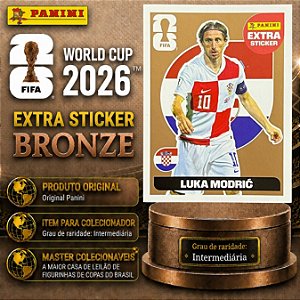2026 Extra Legend BRONZE - Luka Modric (Croácia) - Original Panini - Copa do Mundo 2026