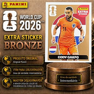 2026 Extra Legend BRONZE - Cody Gakpo (Holanda) - Original Panini - Copa do Mundo 2026