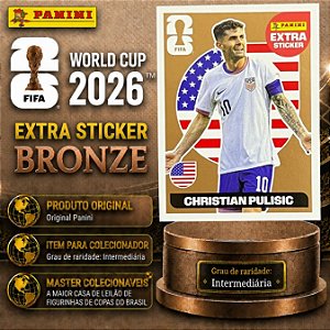 2026 Extra Legend BRONZE - Christian Pulisic (EUA) - Original Panini - Copa do Mundo 2026