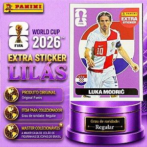 2026 Extra Legend BASE (Lilás) - Luka Modric (Croácia) - Original Panini - Copa do Mundo 2026