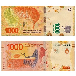 Argentina - Cédula de 1.000 Pesos 2022 - P-366d - Hornero / Rara - FE