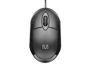 Mouse Classic Óptico USB Preto