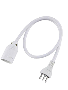 Cordão Prolongador Force Line Tripolar Branco