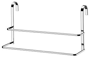 Toalheiro Duplo Para Box Future Cromado