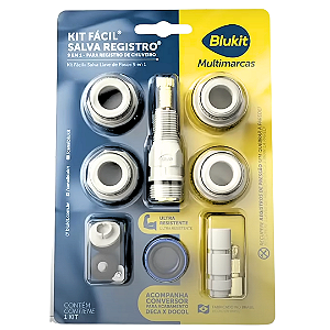 Kit Fácil Salva Registro 9 Em 1 Blukit Universal