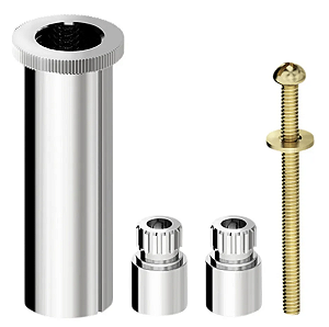 Prolongador De Registro Blukit Padrão Deca 20mm Cromado