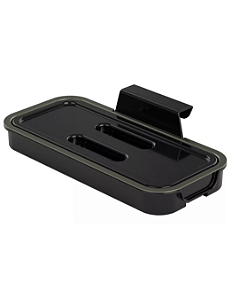 Lixeira de Armário Plasútil Preto