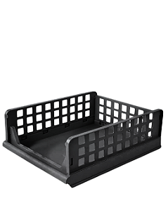 Organizador Baixo Plasútil Multiuso Dobrável E Empilhável Preto