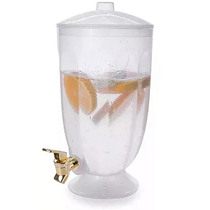 Suqueira Retro Plasútil 3,8L Plástica Transparente