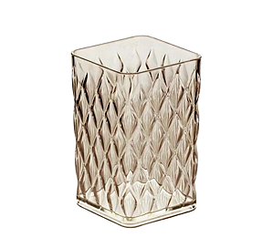 Porta Escovas E Pasta Dente Plasútil Ambar