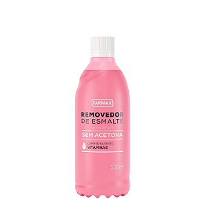 Removedor de Esmalte sem Acetona 500ml Farmax