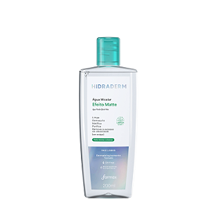 Água Micelar Matte Hidraderm 200ml Farmax