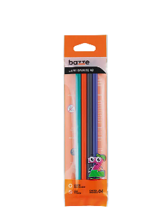 Lápis Grafite Sortido C/4 un Bazze