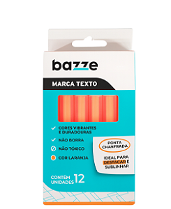 Marca Texto Laranja C/12 un Bazze