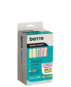 Marca Texto Cores Sortidas Caixa C/24 un Bazze