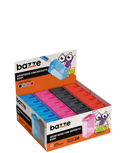 Apontador com Depósito Cores sortidas C/24 un. Bazze