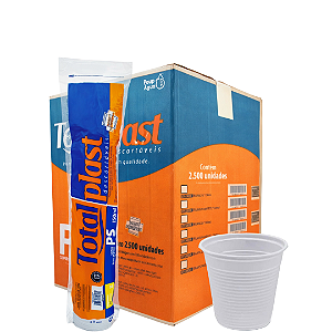 Copo 150ml Branco C/ 100 und. TotalPlast