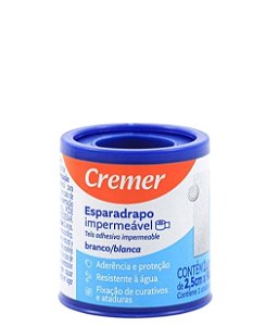 Esparadrapo Impermeável 2,5cm x 90cm Cremer