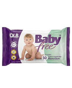 Lenços Umedecidos Baby Free 50 unid