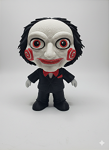 Boneco Billy Jigsaw Jogos Mortais 3D - Colecionável Premium