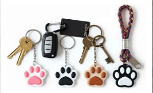 Kit 50 Chaveiros de Patinhas Coloridas para Brindes