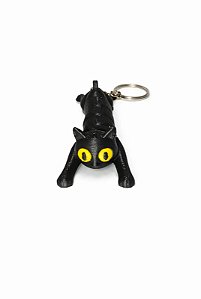 Chaveiro Gato Preto Articulado Criativo 6 cm