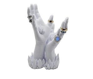 Expositor de Anéis Mão Cristal Decorativo