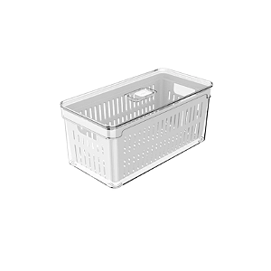 Organizador Clear Fresh com Cesto Ou 5l OF350NT - Natural