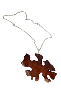 Colar em Nó de Pinho e Prata- Corrente 60 cm