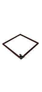 Colar Pau Brasil e Drusa - Pingente 40 mm