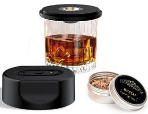 Kit de defumador de whisky elétrico recarregável sem chamas