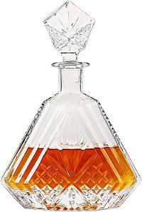 Garrafa para whisky Old Blend em cristal ecologico 630ml