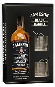 Whisky Jameson Black Barrel 700ml + 2 Copos