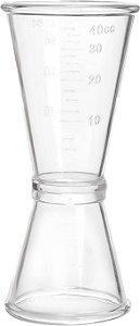 Dosador De Policarbonato Duplo Americano 25x50ml