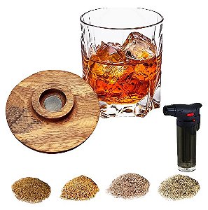 Defumador de Whisky com Mini Maçarico