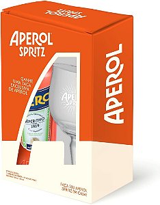 Aperitivo Aperol 750 ml + Taça