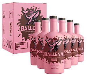 Caixa c/ 6 Licor Ballena Creme De Chocolate com Tequila 750ml