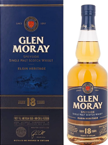 Whisky Glen Moray Speyside Elgin Heritage 18 Anos 700ml