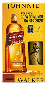 Pack Especial Johnnie Walker Red Label 1L + Copo exclusívo Copa 2026