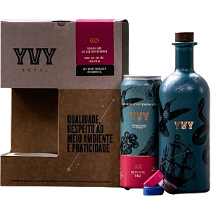 Kit Refil Yvy Gin Ar 710ml + Garrafa Refil