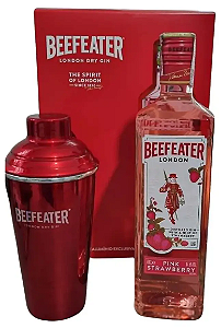 Kit Gin Beefeater Pink 750ml + Coqueteleira De Alumínio