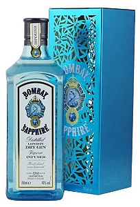 Gin Bombay Sapphire 750ml c/ Lata Personalizada Tradicional