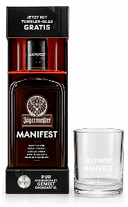 Licor Jägermeister Manifest 500ml + Copo Personalizado