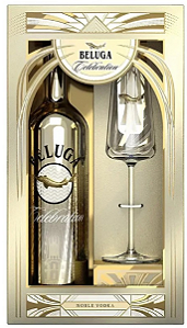 Kit Vodka Beluga Celebration 700ml + Taça
