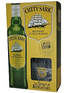 Whisky Cutty Sark 1L + Copo Vidro