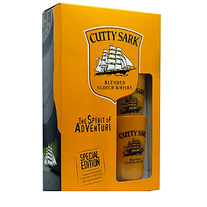 Whisky Cutty Sark 1L + 2 Copos Plásticos