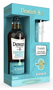 Kit Dewar's Caribbean Smooth 8 Anos 700ml + Copo