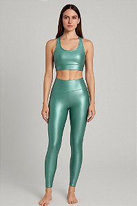 Conjunto Fitness Legging e Top Básico Power