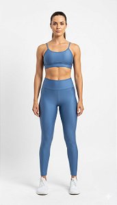 Conjunto Fitness Legging e Top Básico Freedom com Brilho