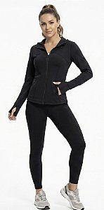 Jaqueta Fitness Feminina Capuz